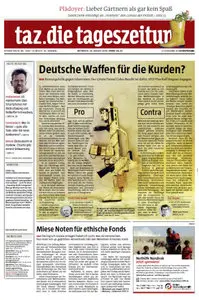 Tageszeitung TAZ vom 20 August 2014