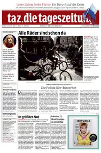 Tageszeitung TAZ vom 18 Maerz 2015