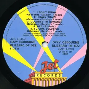 Ozzy Osbourne - Blizzard Of Ozz (1980) (24/96 Vinyl Rip)