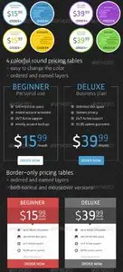 GraphicRiver Flat Pricing Tables