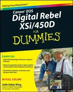 Canon EOS Digital Rebel XSi/450D For Dummies by Julie Adair King (Repost)