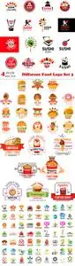 Vectors - Different Food Logo Set 3