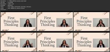 First Principles Thinking