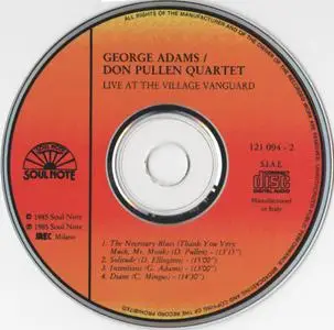 George Adams & Don Pullen - Live at Village Vanguard (1983) {Soul Note 121094-2}