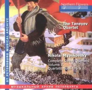 Nikolai Myaskovsky - Complete String Quartets Vol.2 (Taneyev Quartet)