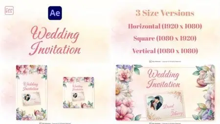 Wedding Invitation For After Effects 51915432