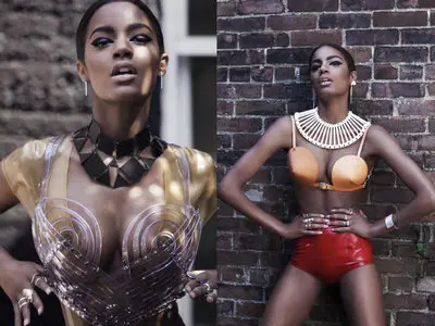 Ebonee Davis – Topless Photoshoot by Timothy O'Malley, 2013