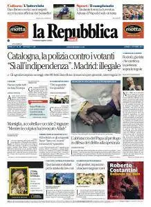 la Repubblica - 2 Ottobre 2017