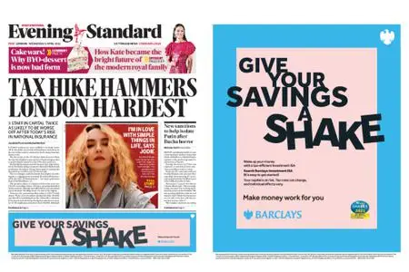 London Evening Standard – April 06, 2022