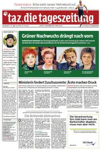 Tageszeitung TAZ vom 03 September 2012