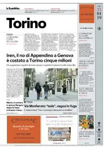 la Repubblica Torino - 21 Gennaio 2019