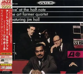 Art Farmer Quartet - Live at The Half-Note (1963) {2012 Japan Jazz Best Collection 1000 Series WPCR-27010}