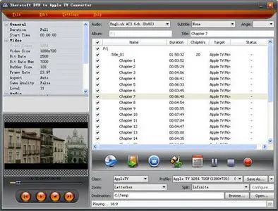 3herosoft DVD to Apple TV Converter 3.5.6.1025
