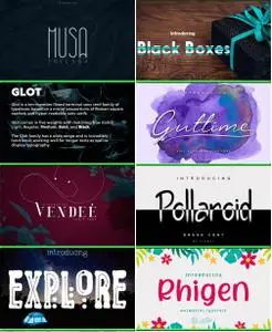 Fonts Bundle Vol.69 2018