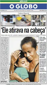 Jornal O Globo - 8 de abril de 2011
