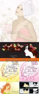 Spa beauty salon clipart 2
