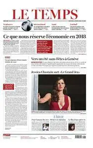 Le Temps - 03 janvier 2018