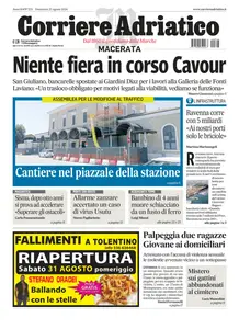 Corriere Adriatico Macerata - 25 Agosto 2024