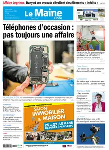 Le Maine Libre Sarthe Loir - 25 Octobre 2024