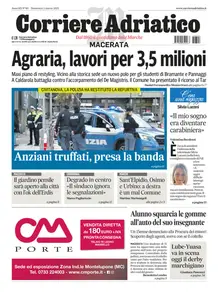 Corriere Adriatico Macerata - 2 Marzo 2025