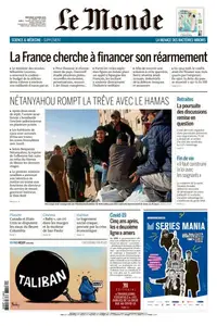 Le Monde du Mercredi 19 Mars 2025