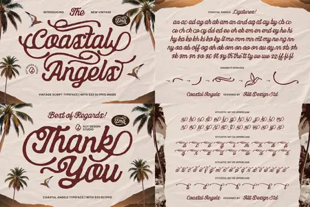 Coastal Angels Typeface