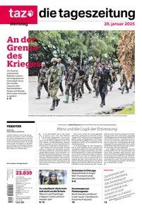 taz die tageszeitung  - 28 Januar 2025