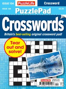 PuzzleLife PuzzlePad Crosswords - Issue 104 2024