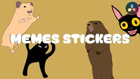 Memes Stickers Emoji Animations for DaVinci Resolve 58051513