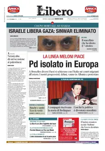 Libero - 18 Ottobre 2024