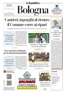 la Repubblica Bologna - 27 Agosto 2024