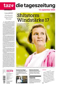 taz die tageszeitung - 10 September 2025