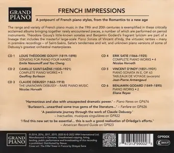 French Impressions: A Potpourri of French Piano Styles, from the Romantics to a New Age [6CDs] (2022)