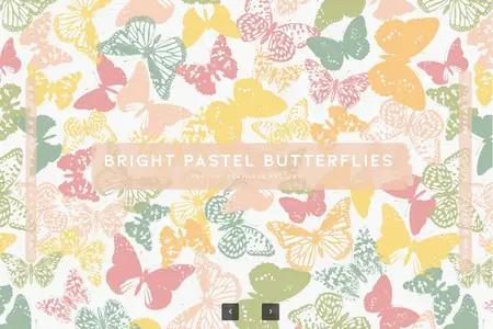 EE - Bright Pastel Butterflies HN3E89C