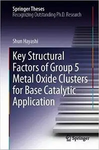 Key Structural Factors of Group 5 Metal Oxide Clusters for Base Catalytic Application