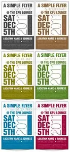 GraphicRiver Helvetica One Color 4x6 Flyer Template