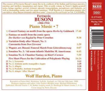Wolf Harden - Busoni: Piano Music, Vol. 9 (2017)