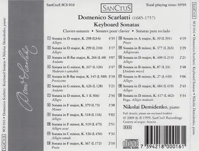 Nikolai Demidenko - Domenico Scarlatti: Sonatas (2009)