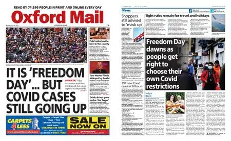 Oxford Mail – July 19, 2021