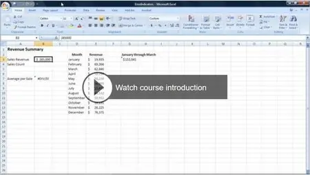 Lynda - Excel 2007: Introduction to Formulas and Functions
