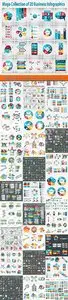 Infographics and diagram business concept vector 15