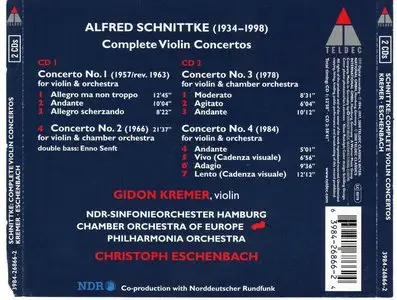 Alfred Schnittke - Complete Violin Concertos [Gidon Kremer, Ch. Eschenbach] (2000)