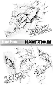 Dragon tattoo art - UHQ Stock Photo