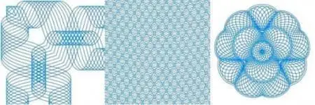 Guilloche:  grids,  borders, rozettes