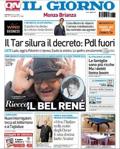 IL GIORNO DEL 09 MARZO 2010