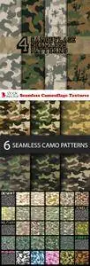 Vectors - Seamless Camouflage Textures