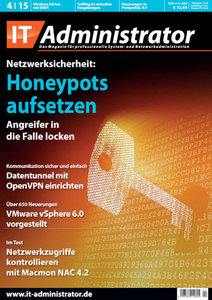 IT-Administrator Magazin fuer Professionelle System und Netzwerkadministration April No 04 2015