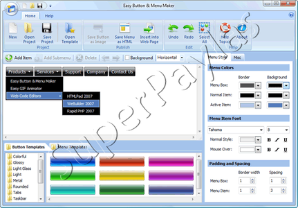 Blumentals Easy Button and Menu Maker Pro 1.2.0.4