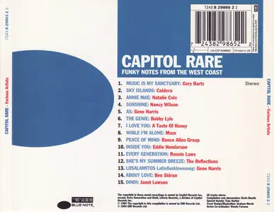 VA - Capitol Rare (Funky Notes From The West Coast) (1994)
