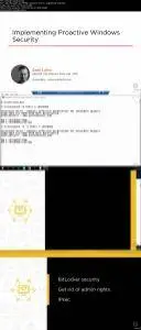 Implementing Proactive Windows Security